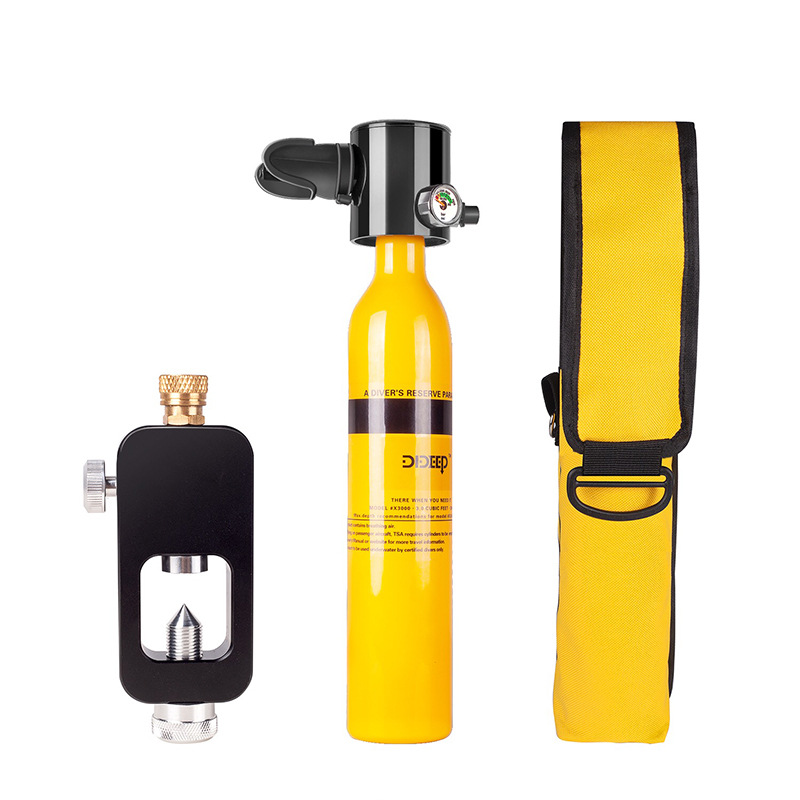 Dideep Scuba Mini Oxygen Bottle Diving Teaching Underwater Respirator Swimming Equipment Breathing Oxygen Tank