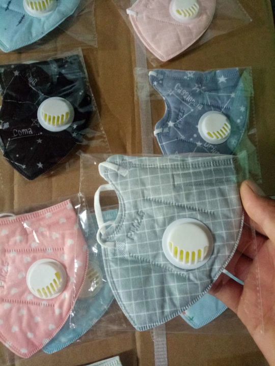 Fashionable mask PM2.5 anti-haze mask spunlace printed respirator mask in stock