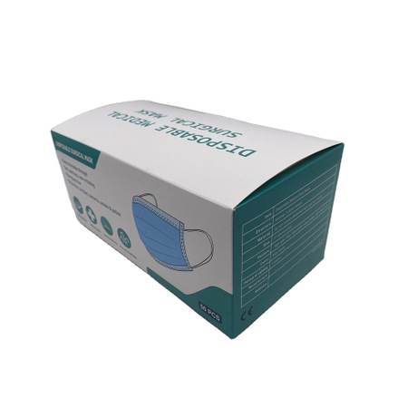 Manufacturer custom-made protective mask packaging box disposable mask packaging box N95 haze box custom