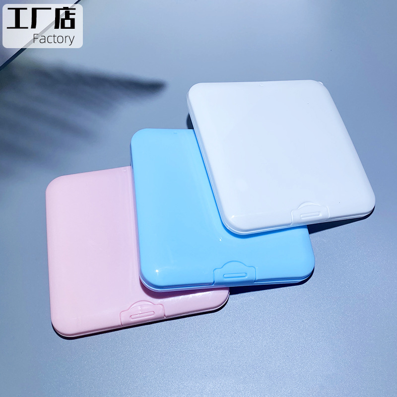 Factory Wholesale New KN95 Square Mask Storage Box Pp Plastic Disposable Mask Dustproof Temporary Storage Box
