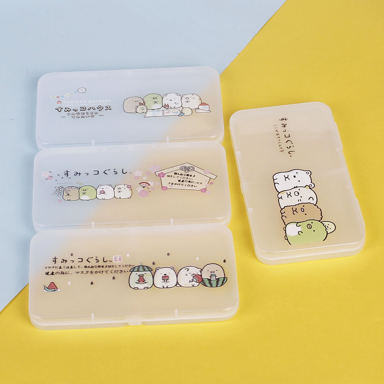 New mask storage box Non-woven plastic box is easy to carry disposable mask dust bag KN95 storage box
