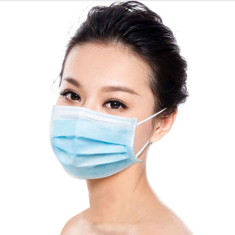 Haishihainuo Daily Protective Mask Independent Packaging Disposable Three-Layer Non-Woven Breathable Surgical Mask