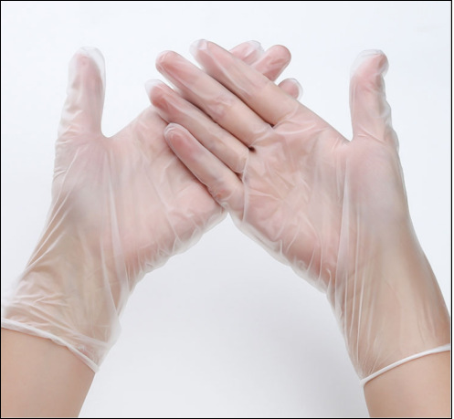 Disposable PVC Gloves Dental Rubber Catering and Beauty Transparent Protective Waterproof Oil-Resistant Labor Protection Gloves Wholesale