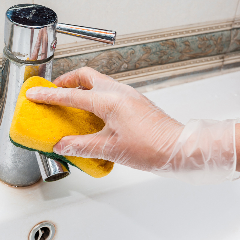 Jade Hand Disposable Gloves PVC Transparent PVC Gloves