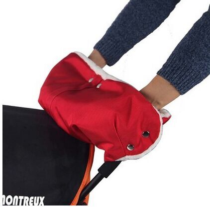 Baby Stroller Gloves winter waterproof anti-freeze pram hand muff baby carriage kids buggy clutch cart muff glove