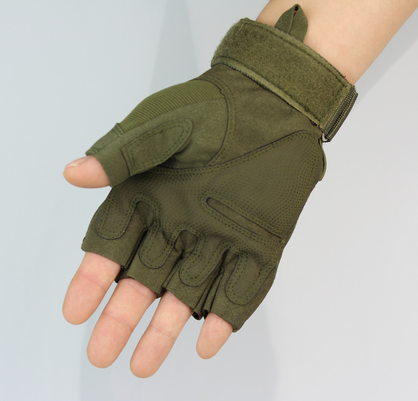 Production Wholesale Outdoor Tactics Sports Gloves Non-Slip Cycling Gloves Half-Finger Tactical Gloves Training Gloves