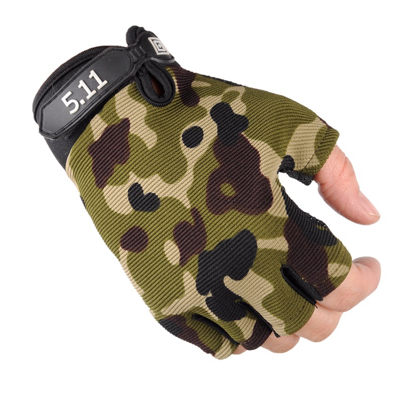 511 Half-Finger Tactical Gloves Men&#039;s Spring Summer Cycling Non-Slip Half Finger Outdoor Sports Fitness Full Finger Gloves for Women