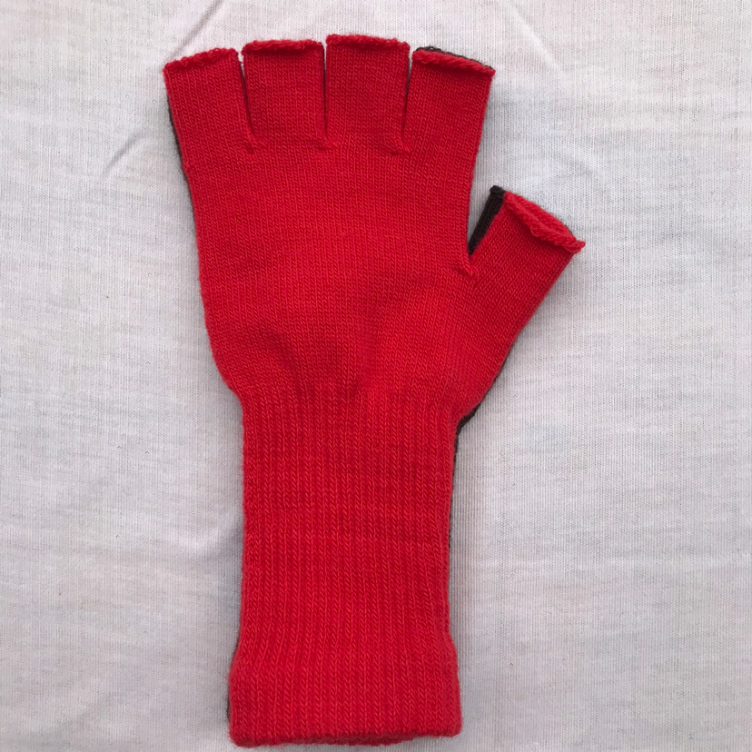 Custom fashion trend girl wear long half-finger gloves