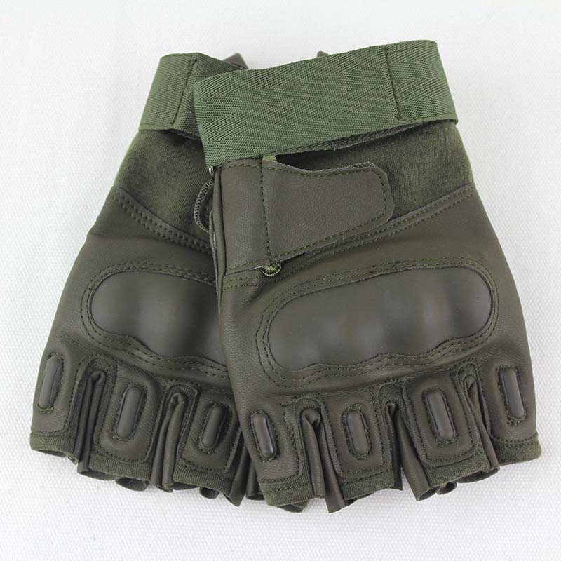 Wholesale A12 outdoor tactics half-finger gloves bicycle riding sports fitness anti-slip glove factory direct sale
