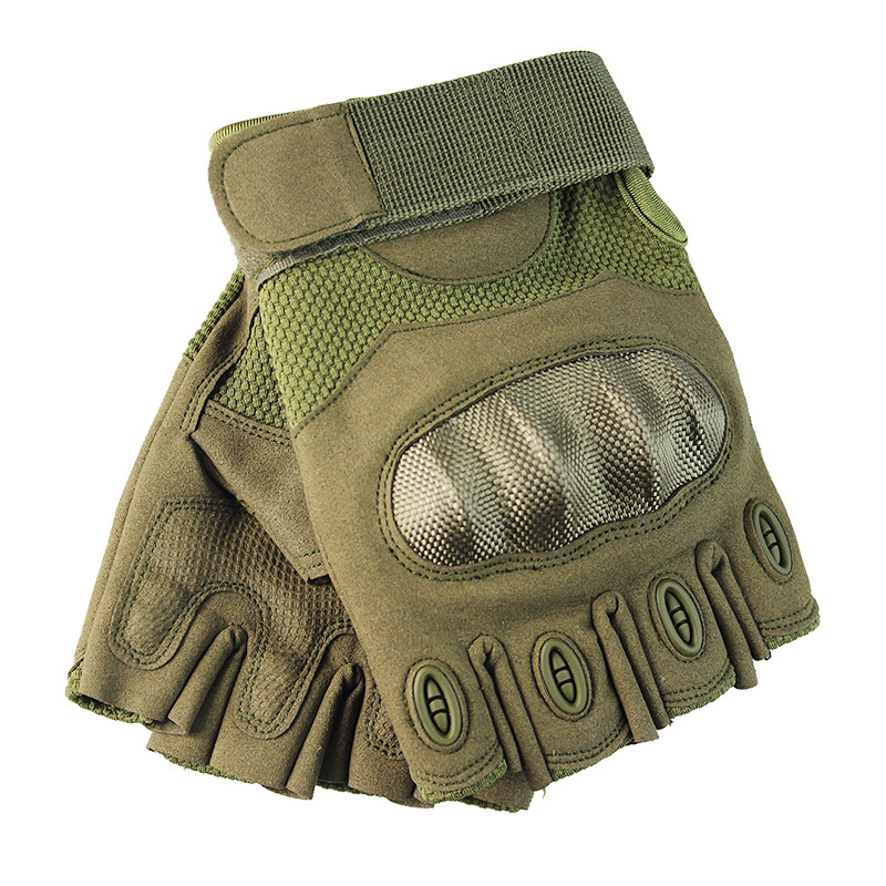 Non-slip protective half-finger gloves for outdoor cycling A14 men&#039;s tactical gloves for mountaineering and fitness