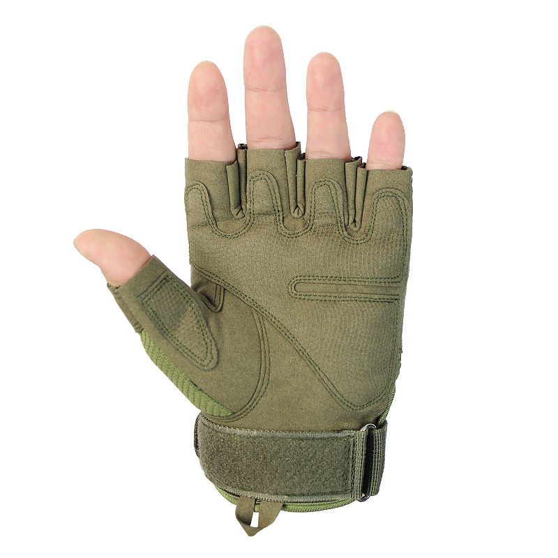 Non-slip protective half-finger gloves for outdoor cycling A14 men&#039;s tactical gloves for mountaineering and fitness