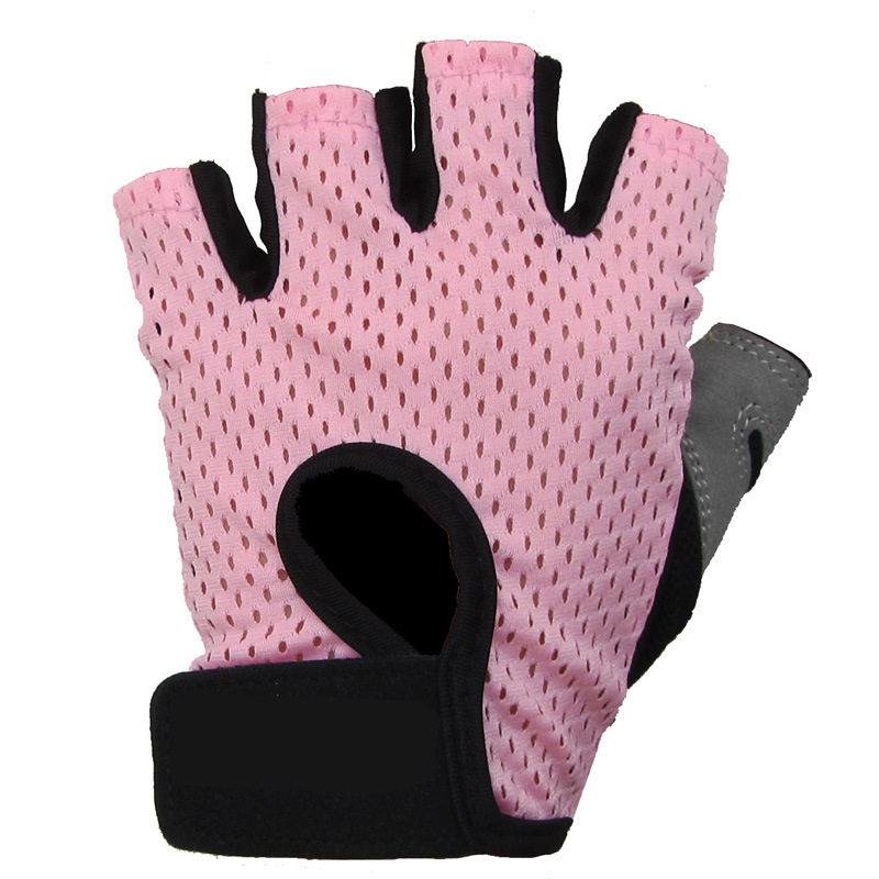 Half-Finger Nylon Gloves Wholesale Sportivo Outdoor Gym Cycling Gloves Palm Protection Factory Direct Sales
