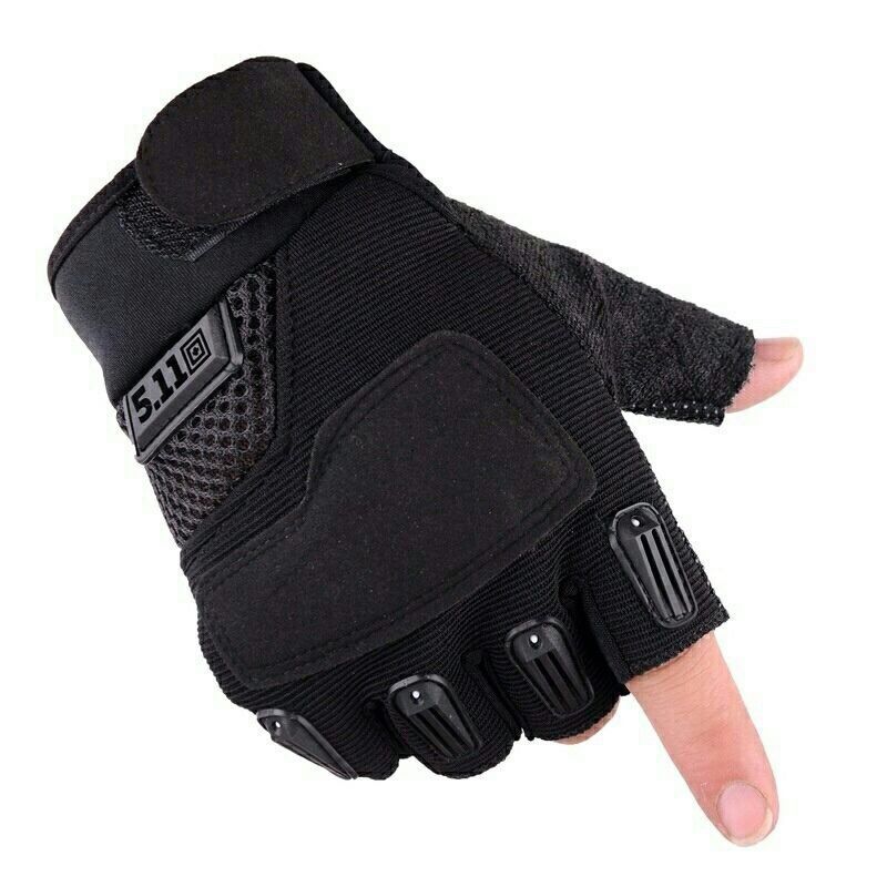 Foreign Trade Cross-Border Spring, Summer, Autumn Four Seasons Outdoor Tactics Special Forces Non-Slip Half-Finger Riding Gloves Men