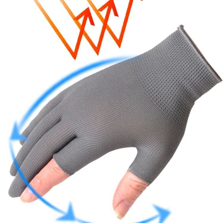 Sun Protection Gloves Summer Thin Two-Finger Leak Men&#039;s and Women&#039;s Driving Mountaineering Fishing Half-Finger Non-Slip Breathable Cycling Delivery