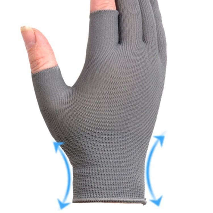 Sun Protection Gloves Summer Thin Two-Finger Leak Men&#039;s and Women&#039;s Driving Mountaineering Fishing Half-Finger Non-Slip Breathable Cycling Delivery