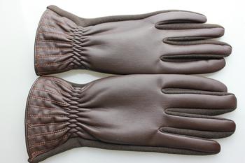 Factory direct wild women don&#039;t fall down and washed leather PU gloves wholesale cotton gloves