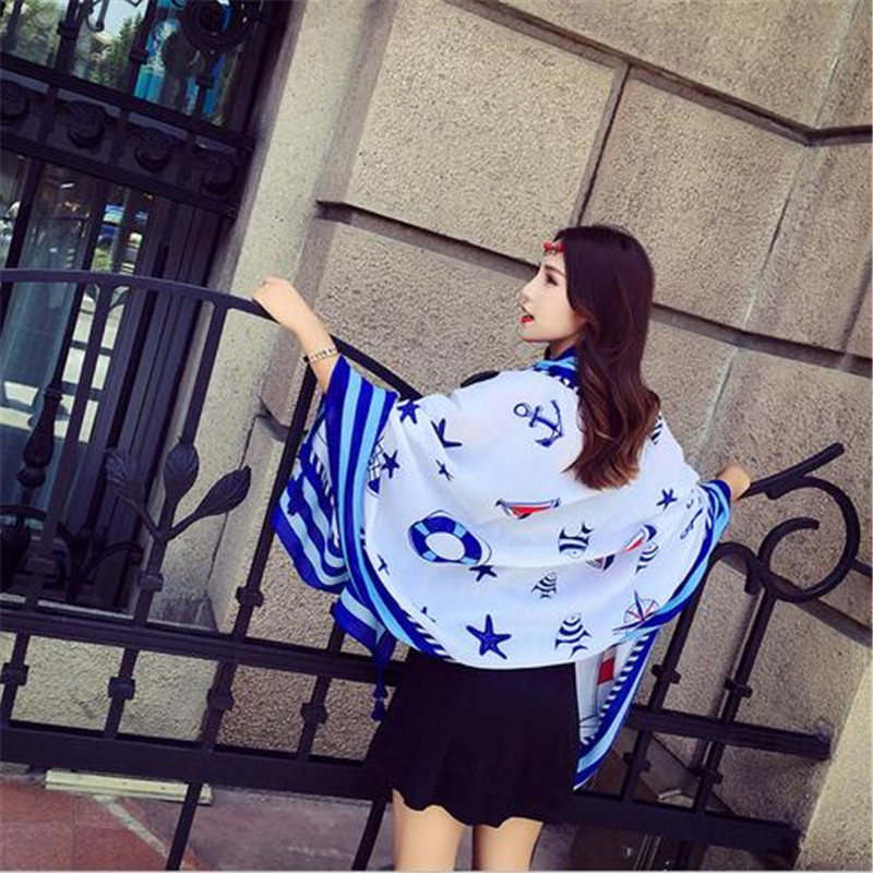 18 Autumn New Scarf Women&#039;s Summer Sunscreen Shawl Air Conditioning Variety Scarf Cape Scarf
