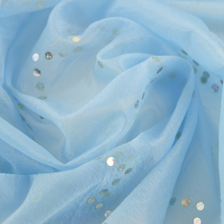 Sequin Hot Plastic Artificial Silk Ethnic Scarf Lace Silk Scarf Polka Dot Shawl Beach Scarf