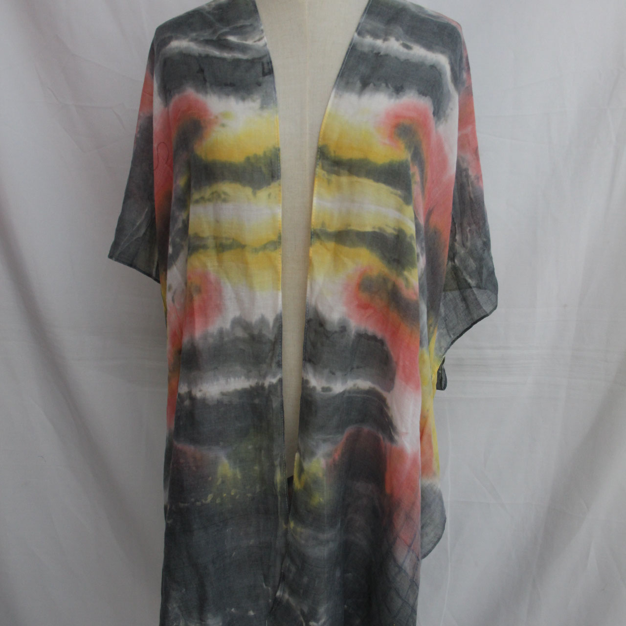 Factory Spot Summer Thin Artificial Silk Sunscreen Scarf Tr Shawl Tie-Dye