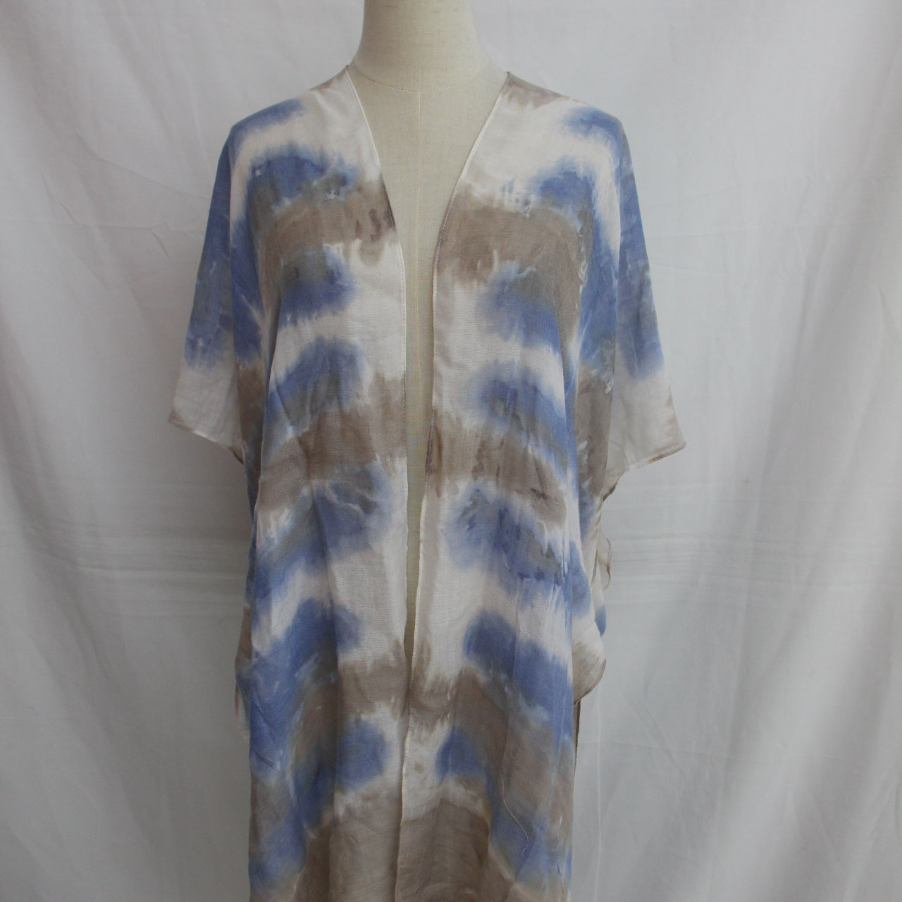 Factory Spot Summer Thin Artificial Silk Sunscreen Scarf Tr Shawl Tie-Dye