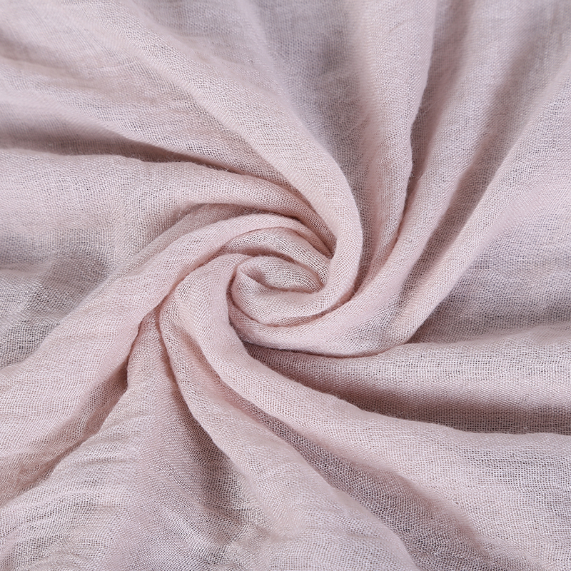Solid-Colored Sun Protection Fresh Polyester Cotton Tr Beach Towel All-Match Sunscreen Shawl Scarf for Women Muslim Kerchief