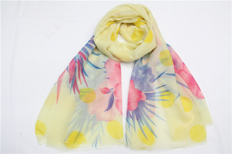 Autumn and Winter Scarf Printing Tr Space Cotton Scarf Hot Sale Foreign Trade Scarf Cotton and Linen