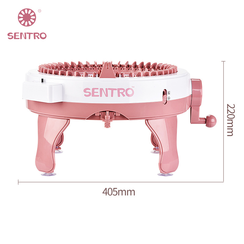 Cross-Border Hair Generation XINGX Cylinder Knitting Machine Children&#039;s Large 48-Pin Hand-Cranked Weaving Machine Woven Scarf Hat Socks