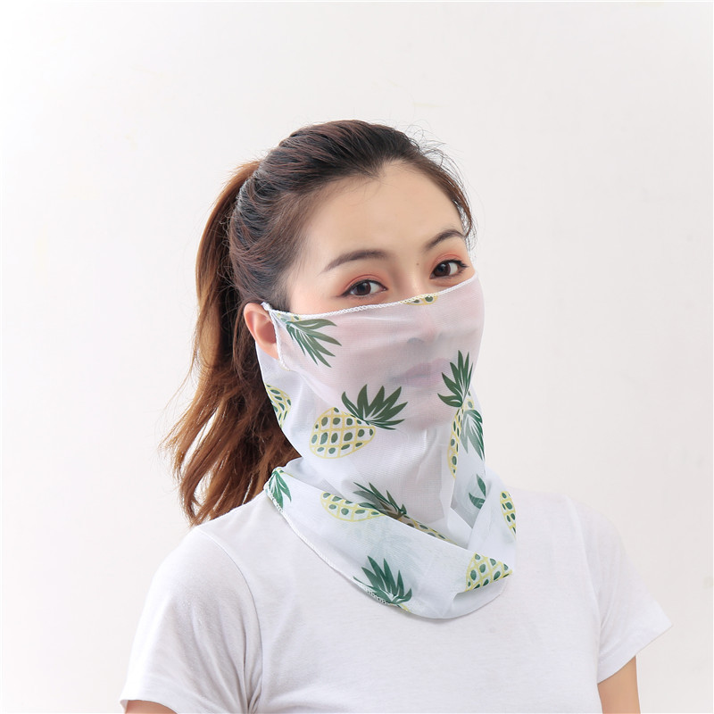 Scarf for Women Spring and Summer Sun-Proof Sunscreen Veil Small Bandana Driving Travel Scarf Fashion Voile Scarf