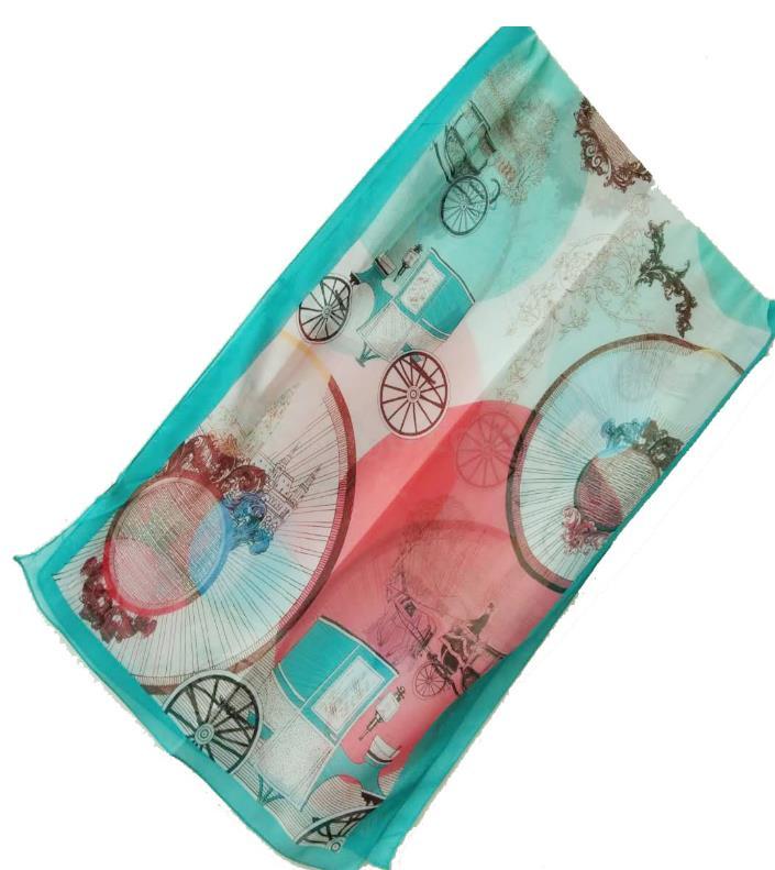 chiffon printed scarf wild fashion shawl sunscreen print floral scarf scarves 50-160 Multi-style Holiday gift Selling