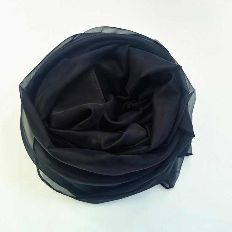 15d Polyester Chiffon Plain Scarf Dyed Woven Thin Talma Beach Towel Deqing Yazhi Factory Foreign Trade Chiffon Scarves