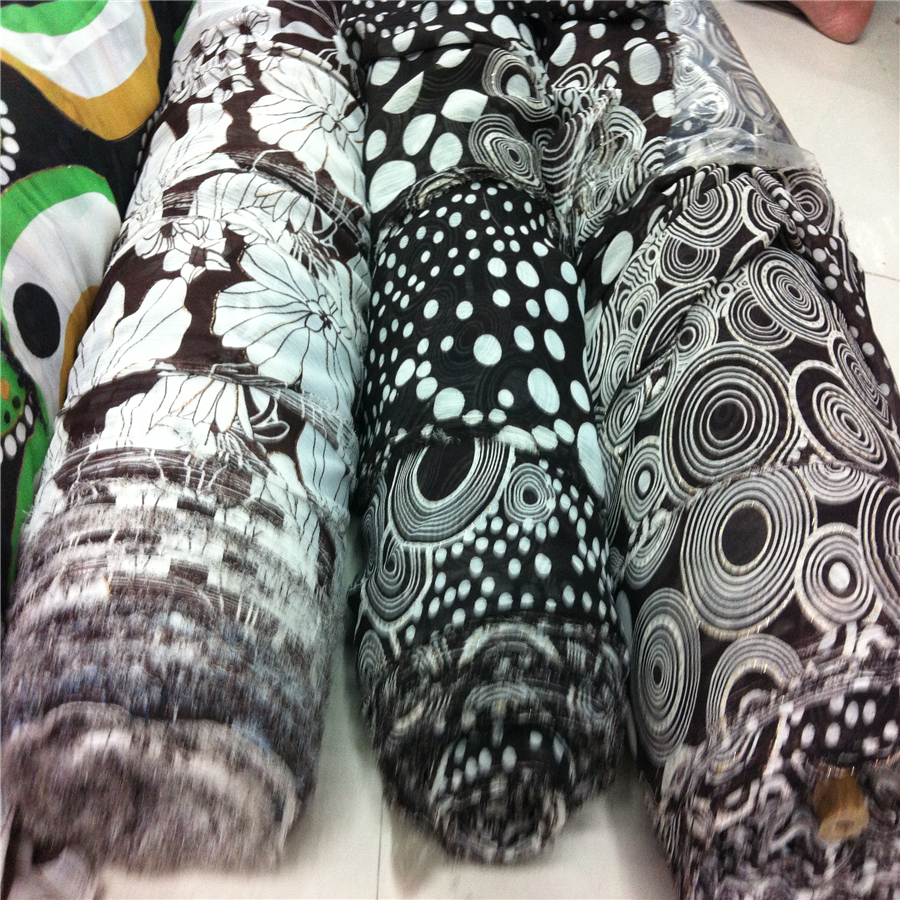 Chiffon scarves jewelry hand printing hot stamping fabric clothes DIY materials scarf fabrics fabric accessories