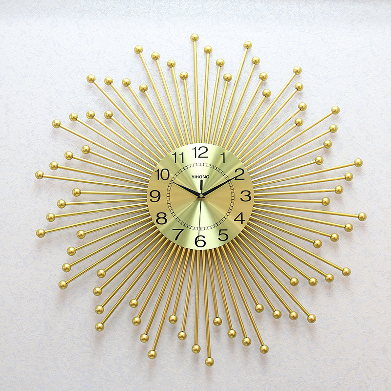 American Clock Wall Clock Living Room Modern Simple and Light Luxury Clock Creative Home Fashion Pocket Watch Atmospheric Nordic Wall Clock