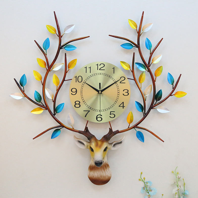 American Clock Wall Clock Living Room Modern Minimalist Clock Creative Home Fashion Pocket Watch Atmospheric Nordic Wall Clock