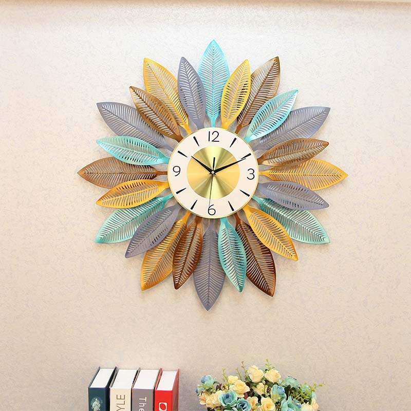 American Clock Wall Clock Living Room Modern Simple and Light Luxury Clock Creative Home Fashion Pocket Watch Atmospheric Nordic Wall Clock