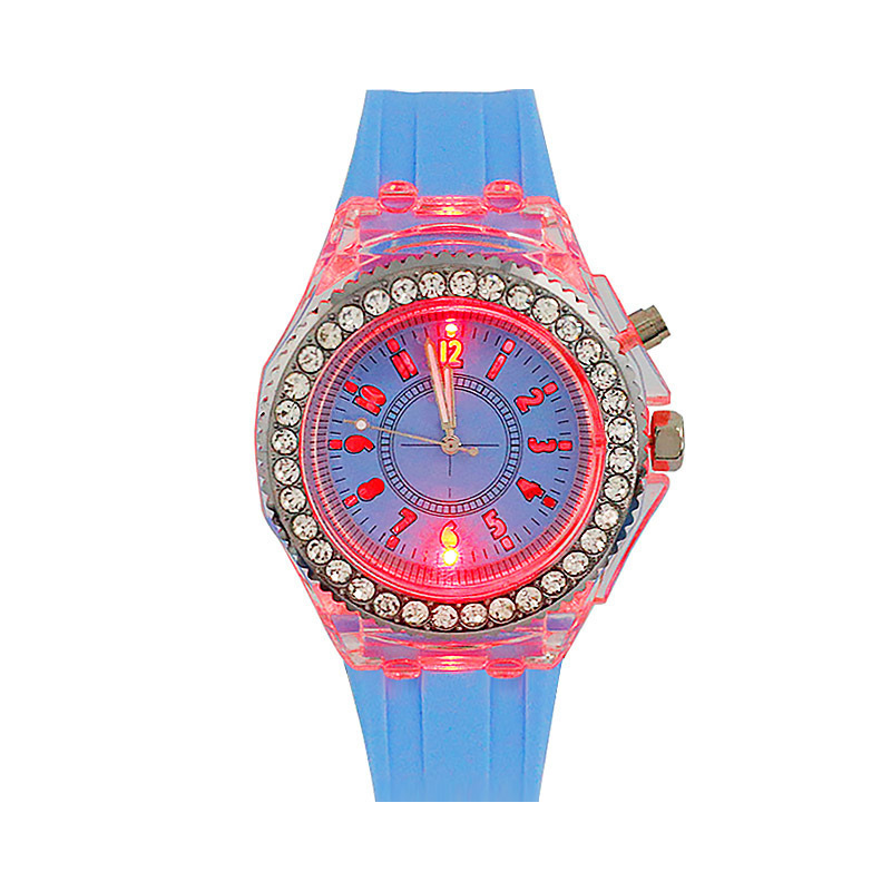 Glow Watch Watch Flashing Light Watch LED Luminous Student Children Watch Cross-Border Supply Watch Wholesale