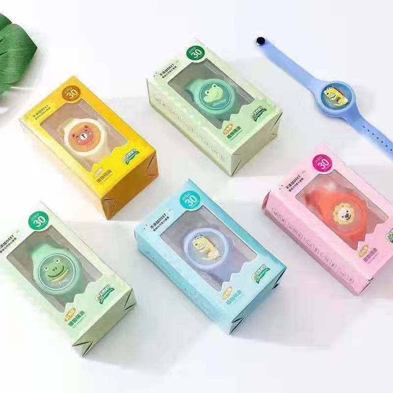Children&#039;s Luminous Mosquito Repellent Bracelet Summer Outdoor Mosquito Repellent Buckle Infant Anti Mosquito Glow Watch