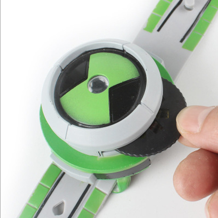 Hacker Earth Defender Ben10 Projection Watch Children Cartoon Projection Watch Glow Watch