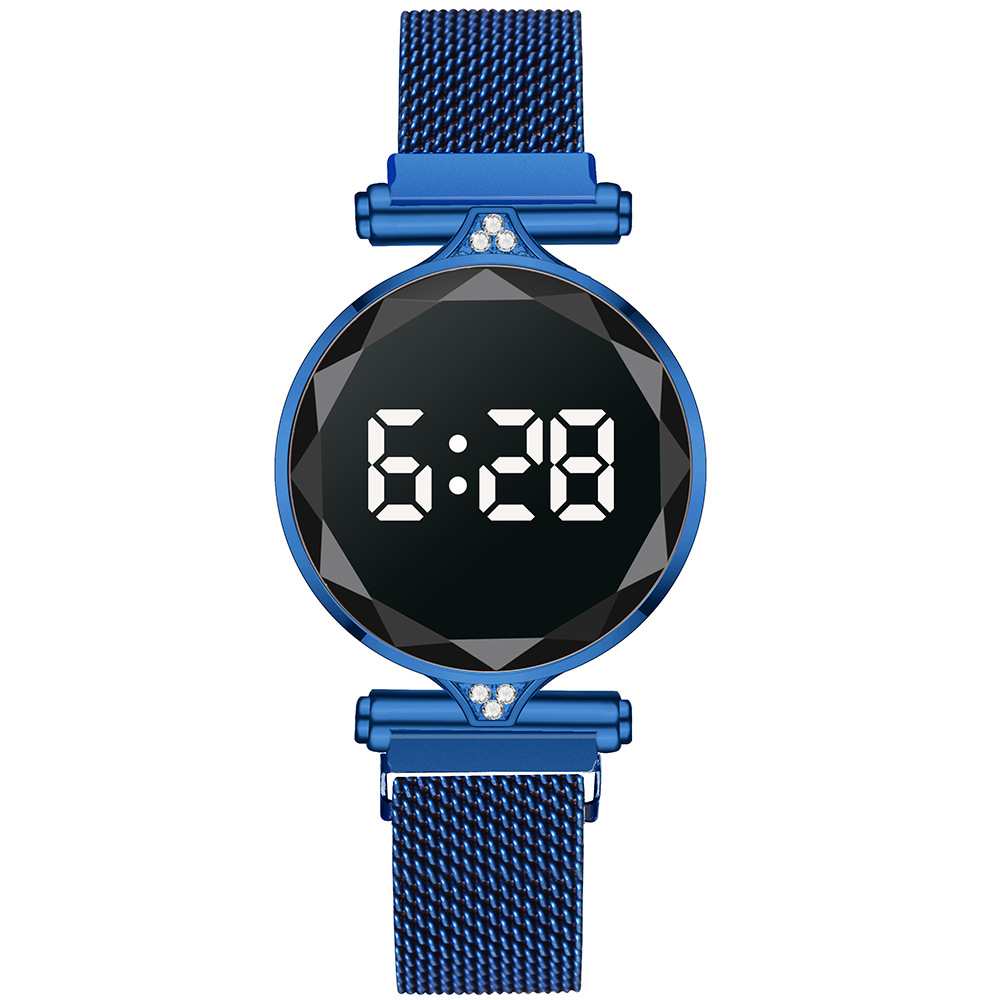Manufacturer Foreign Trade Popular Style Fashion Diamond Women&#039;s Watch Women&#039;s Watch Led White LED Watch