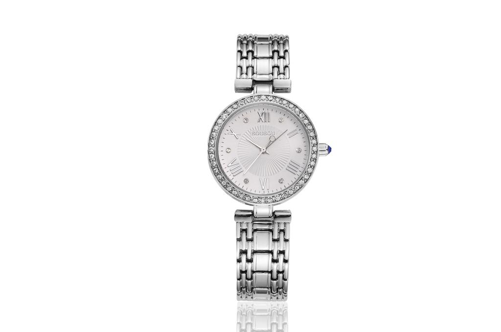 Huangdun 2018 high-grade disc three needle watch alloy watch life waterproof watch watch wholesale