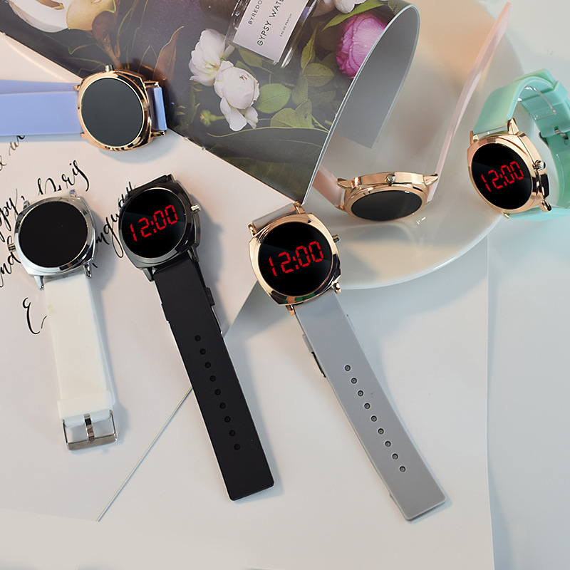 2021 Foreign Trade Popular Style Watch Female Student Children&#039;s Alloy Watch Korean Style Simple and Casual LED Electronic Watch Sports