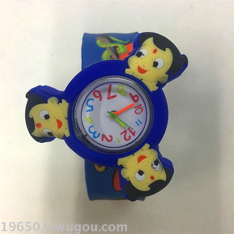Children&#039;s silicone racket table Gyro cartoon watch Racket circle student Table