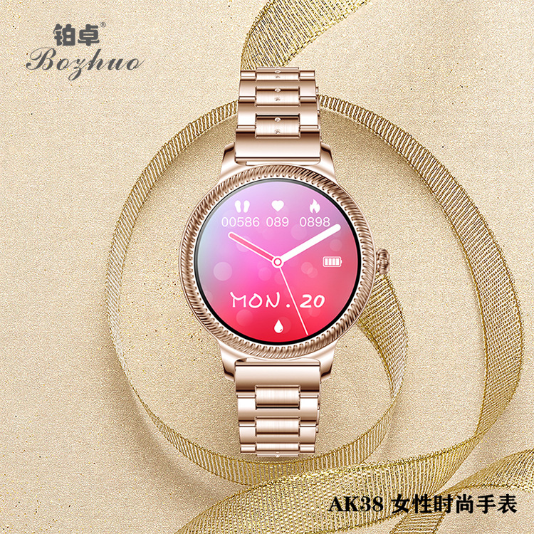 Bluetooth Watch Smart Watch Women&#039;s Stylish and Versatile Bluetooth Sports Gift for Girls Holiday Gift Ak38 Waterproof