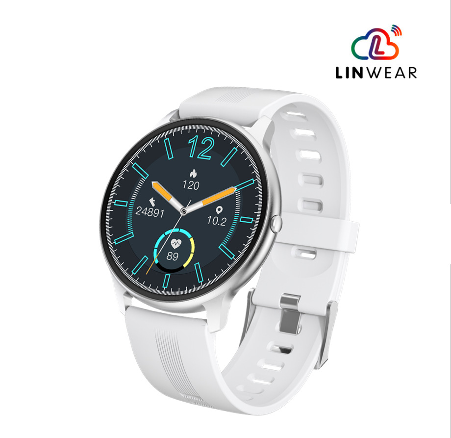 Bluetooth Watch Full Touch Pedometer Heart Rate Blood Oxygen Bluetooth Watch Cross-Border Hot Sale New Female Fashion