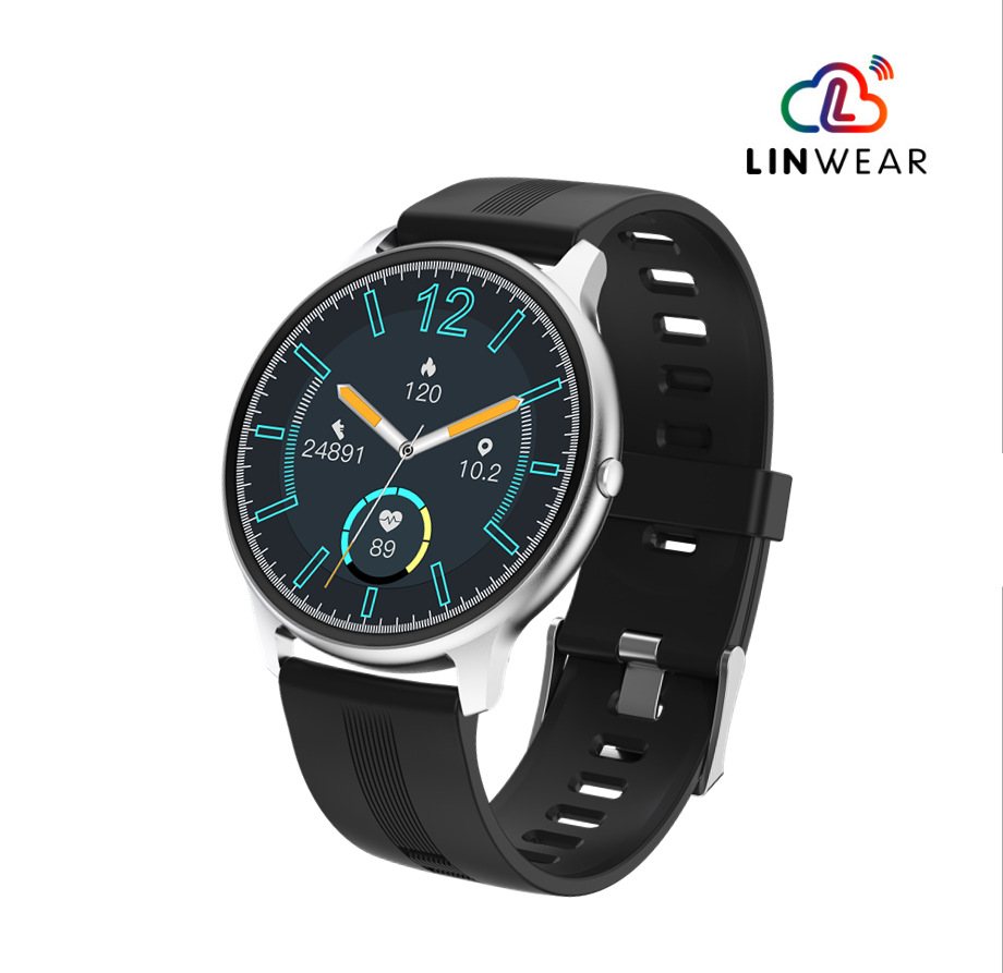 Bluetooth Watch Full Touch Pedometer Heart Rate Blood Oxygen Bluetooth Watch Cross-Border Hot Sale New Female Fashion