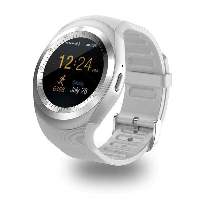 Cross-Border Y1 Smart Watch round Screen Card Plug-in Phone Call Synchronization Sport Step Counting Sleep Monitoring Incoming Call SMS Reminder