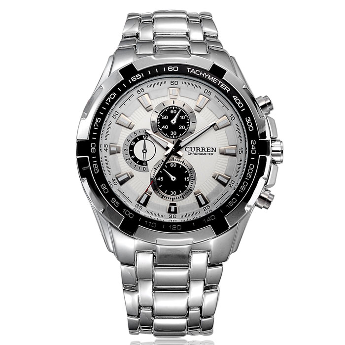 Brand men&#039;s steel watch CURREN 8023 watches a watch water resistant watch