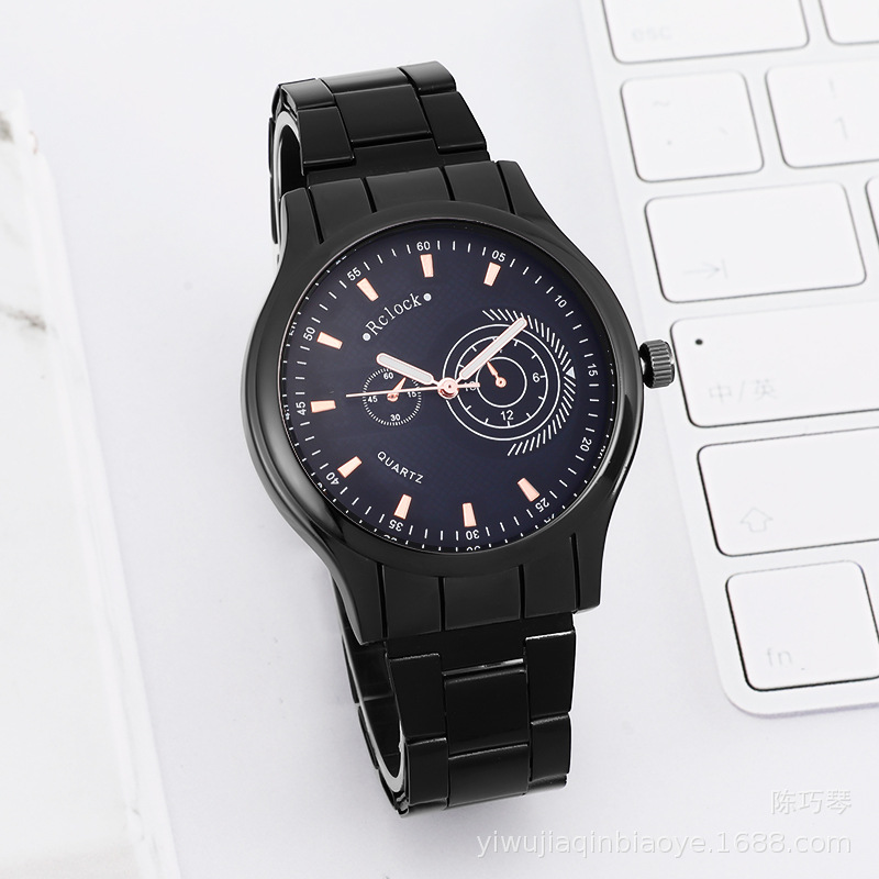 Foreign Trade New Geneva Sports Steel Watch Men&#039;s Quartz Watch Student Watch Business Gift Watch