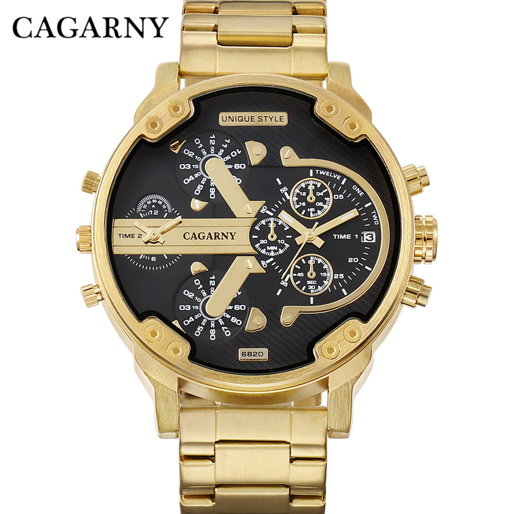 Business Men&#039;s Quartz Watch Carjiani 6820 Black Steel Watch Men&#039;s Hot Selling Fashion Exquisite Men&#039;s Wrist Watch