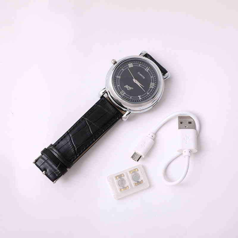 USB Rechargeable Watch Windproof Creative Electronic Cigarette Lighter Metal Men&#039;s Watch Lighter Gift Watch Wholesale
