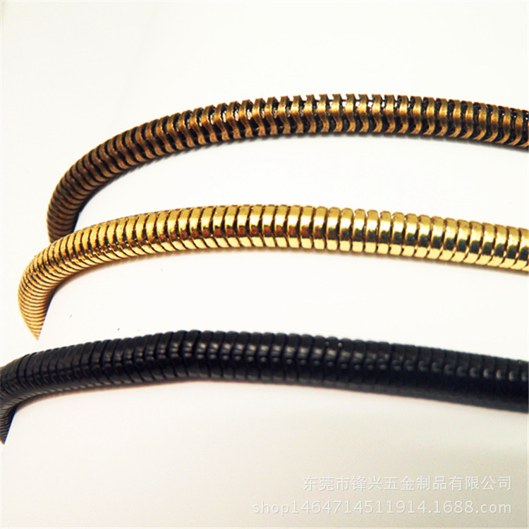 Wire plated watch chain, watch accessories fashionable interpretation iron snake chain with snake chain interpretation metal chain